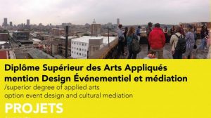 Lire la suite à propos de l’article QU’EST-CE QUE LE DSAA ÉVÉNEMENTIEL ET MÉDIATION ?